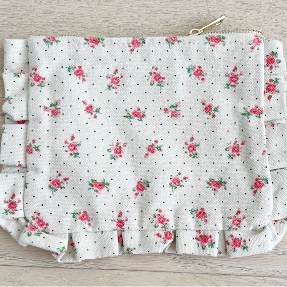 Sezane NWOT Cosmetic Makeup Pouch Bag - Picture 2 of 5